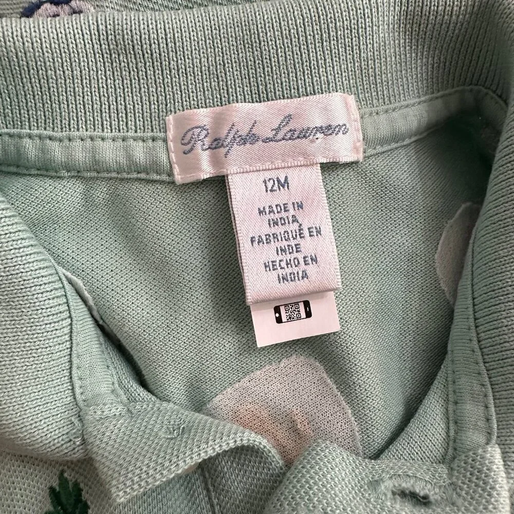 Ralph Lauren embroidered romper